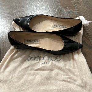 Jimmy choo point toe flats